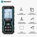 MILESEEY S6 Laser Tape Measure 40M 60M 80M 100M Laser Rangefinder IP54 Electronic Ruler Useful Measurement Tool