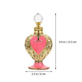 1Pc Middle Eastern Perfume Bottle Vintage Aromatherapy Fragrance Bottle Essential Oil Bottle Gold Plating Perfume Bottle