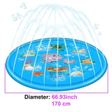 Children Play Water Mat Summer Beach Sprinkler Inflatable Spray Water Pad Outdoor Game Toy Lawn Swimming Pool Mat Kids Toys