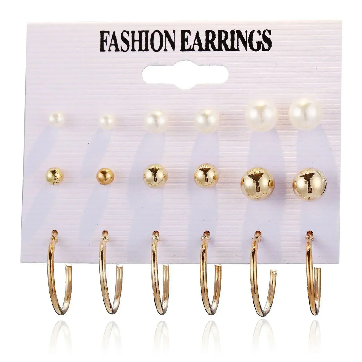 Faux Pearl Stud Earrings Set 15 Pairs Women's Earrings Korean Fashion Simple Tassel Earrings for Girls Women Ear Ring