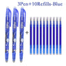 Pilot Frixion Pen Erasable Gel Pen Set 0.5mm Blue/black/red Replaceable Refill Student Writing Tool Supplies Japanese Stationery