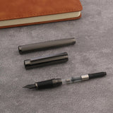 High Quality 313 Metal Fountain Pen Gun Grey EF F Black Nib School Student Office Gifts Stationery ink Pens