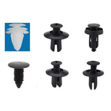 100Pcs Car Plastic Clips Fastener Screws Body Push Retainer Pin Rivet Bumper  Panel Interior Decoration Mixed Auto Accessories