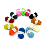 12Ball/Set High Quality Warm DIY Milk Cotton Yarn Baby Wool Yarn For Knitting Hand Knitted Yarn Knit Blanket Crochet Yarn