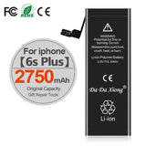 High Capacity Battery For iPhone 4 4S 5 5S 5C SE 2020 6 6S 7 8 SE2 Plus X XR XS 11 Pro Max Mobile Phone Pack New 0 Cycle Seal