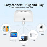 4G LTE WiFi Router Portable WiFi Modem with USB Adapter Mobile Hotspot Broadband 150Mbps Wireless Router for RV Travel Camping