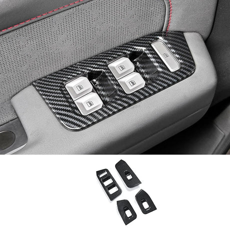 Chery Jetour Traveller T2  Carbon Fiber Patterned Interior Patch Trim Frame Stickers Interior Accessories Interior Protection