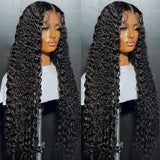 Deep Wave 13x4 Lace Front Human Hair Wigs For Women 30inch Indian Curly 13x6 Lace Frontal Wig Wet And Wavy 4x4 Lace Closure Wigs