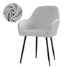 Soft Velvet Dining Chair Cover Stretch Spandex High Armchair Covers Elastic Chair Slipcover for Office Hotel Wedding Living Room