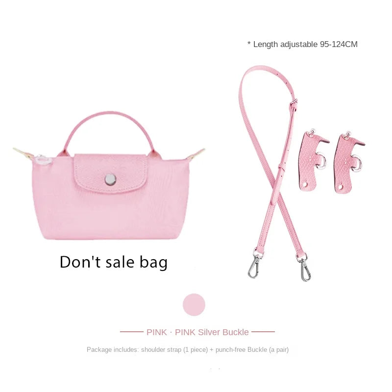 HAVREDELUXE Bag Strap For Longchamp Bag Strap Mini Bag  Crossbody Strap Free Punching Modification Shoulder Bag Belt Accessories