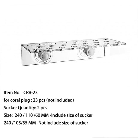 SPS Coral Frag Plug Stand Rack Acrylic Aquarium Reef for Being Placed Into Marine Sources Fish Tank Decoration Accessories