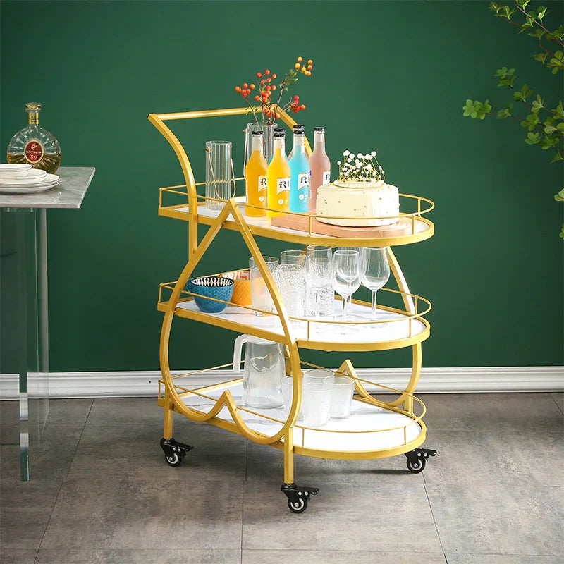 Mobile Kitchen Islands Trolleys Cart Food Drinks Garden Utility Cart Trolley Rolling Serving Vestidores Salon Furniture SQC