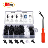 Car Plastic Fastener Clips Set with Box Mixed Auto Body Push Retainer Pin Rivet Bumper Door Trim Panel Fastener Clip Kit