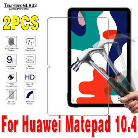 2Pcs Tempered Glass Tablet Screen Protector for Huawei MediaPad 10.4 Pro 10.8 T3 T5 T8 T10 T10S M5 M6