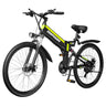 500W Electric Bike 12.8AH 23Mph Aluminum Alloy Ebike Highway City Beach Mountain E Bike Camping Folding Electric Bicycle 26Inch