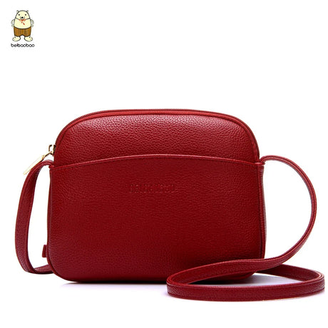 BeiBaoBao Brand Simple Cossbody Bags For Women 2022 Small Solid Color Women's Shoulder Bag Soft Pu Lady Messenger Shell Purse