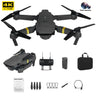 NEW E58 RC Drone WiFi FPV Altitude Hold Foldable Quadcopter with Battery 1080P 4K HD Camera RC Drone Helicopter Drone Gift Toys