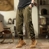 2023 Autumn Winter Cargo Pants Men Retro Loose Casual Pants Men Military Tactic Outdoors Jogging Pants Fashion Sweatpants