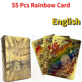 1996 Gen1 Pokemon First Edition English 60pcs Cards Vmax Charizard Pikachu Rare Classic Collection Battle Game Cards Toys Gifts