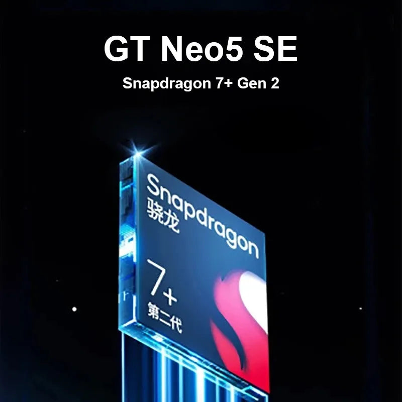 realme GT Neo 5 SE 5G Mobile Phone Snapdragon 7 Gen2 Plus 6.74'' 1.5K AMOLED 5500mAh Battery 100W 64MP Camera NFC Smartphone