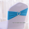 50pcs/lot Stretch Lycra Spandex Chair Covers Bands With Buckle Slider For Wedding Decorations Wholesale Chair Sashes Bow