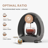 2in1 Automatic Coffee Machine Brewer Compatible with K-cup Capsules & Coffee Powder Tea Maker Coffeeware Teaware