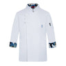 Short Sleeve Chef Uniform Men Women Stretchy Linen Kitchen Cook Jacket Waiter Shirt