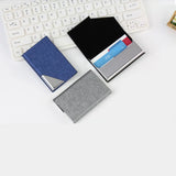 1/2PCS Creative Wallet Waterproof Stainless Steel Metal Box Silver Aluminium Business Id Credit Card Holder Pocket Case Cover