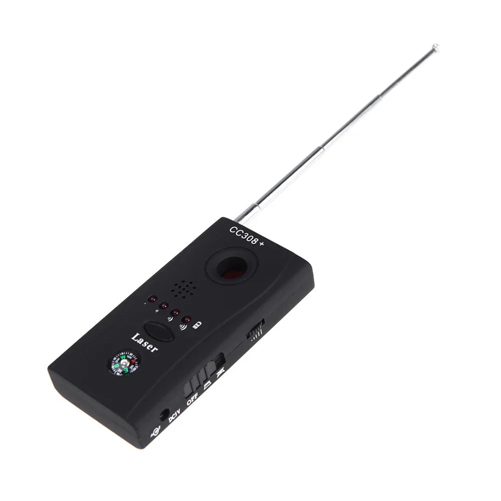 1PC Full Range Anti - Spy Bug Detector CC308+ Mini Wireless Camera Signal GSM Device Finder Protect Security