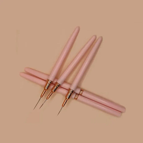 Line Drawing Pen Extremely Fine Nail Painting Nail Brush Tools Suit 5 Pieces Flower Drawing Hook Line Flower Drawing Dating Crea