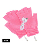 USB Heated Motorcycle Gloves Winter Thermal Hand Warmer Electric Heating Glove For Indoor Office Bike Cycling Glove Safety 5V