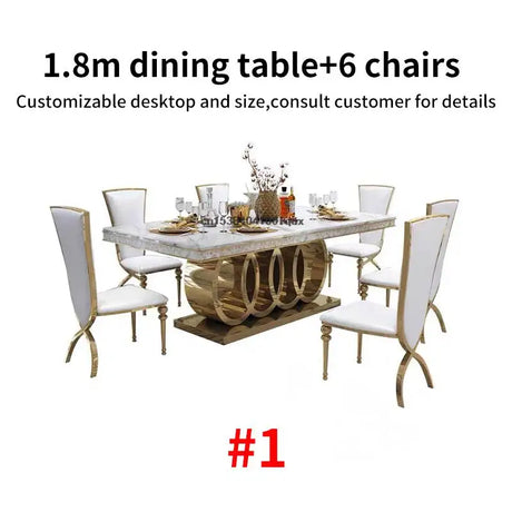 24 Dining Room Table Set Luxury Kitchen Furniture Modern Minimalist Dining Table With 6 Seats Customize Desktop Table And Chairs