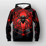 Boys Spider Hoodie Pullover Long Sleeve 3D Print Fall Winter Fashion Streetwear Cool Polyester Kids Outdoor Casual Daily Regular