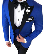 2023 Men 3 Pieces Suits For Men Custom Made Groom Groomsmen Tuxedos Wedding Men Suit Terno Masculino(Jacket+Pant+Vest)