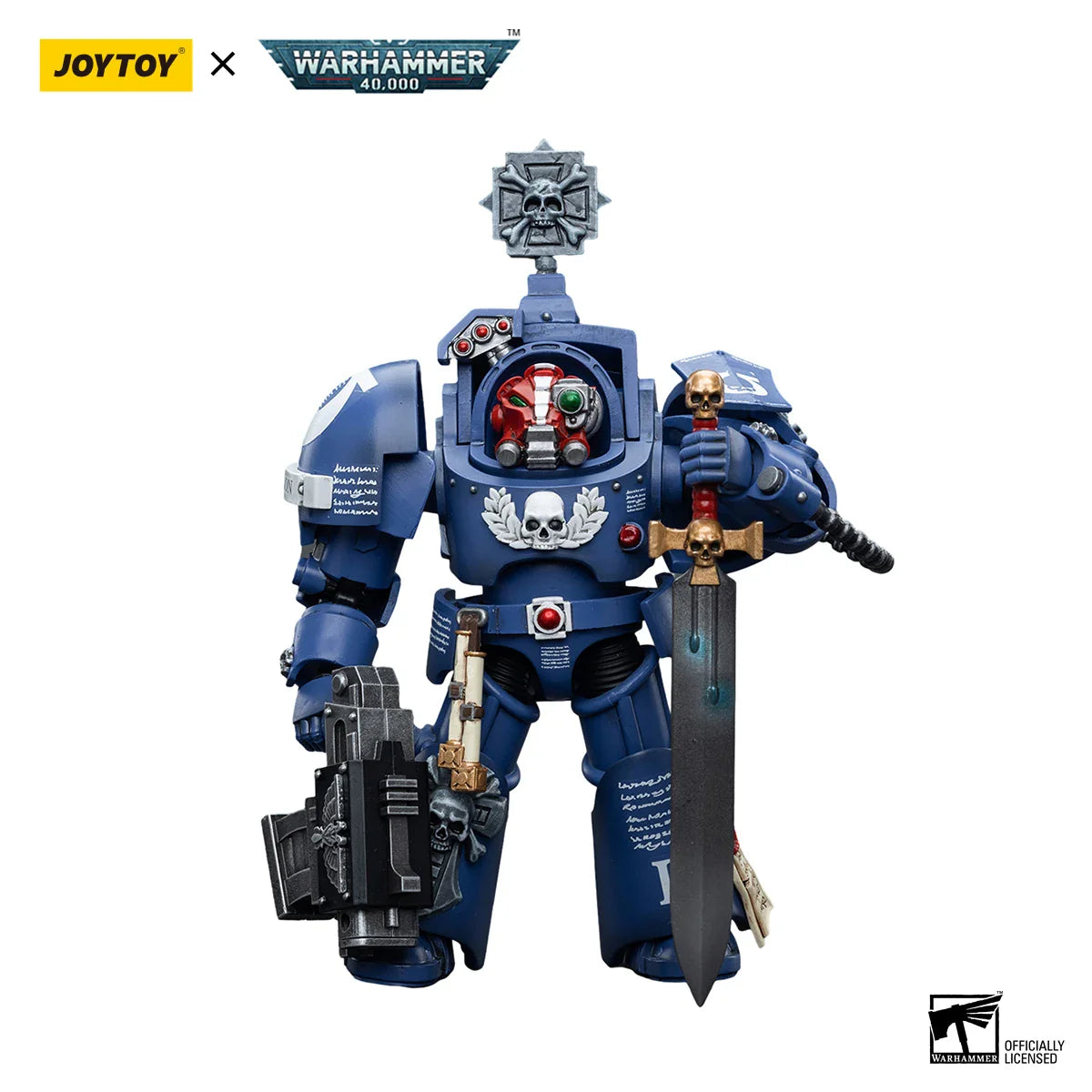 [IN STOCK] JOYTOY Warhammer 40K 1/18 Action Figure (6PCS/SET) Ultramarines Terminators Collection Military Model Free Shipping