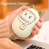 USB Rechargeable Electric Pocket Hands Heater Portable Mini Cute Hand Warmer Outdoor Traveling Hiking Use In Winter