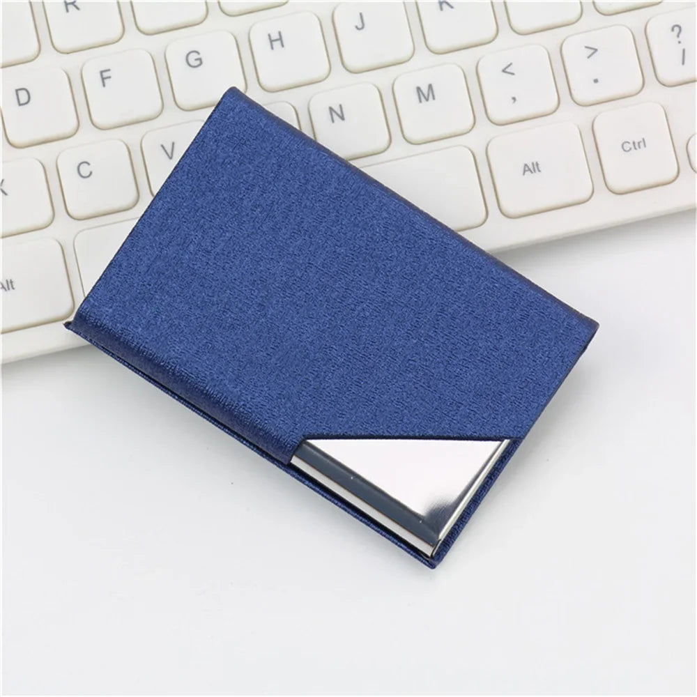 1/2PCS Creative Wallet Waterproof Stainless Steel Metal Box Silver Aluminium Business Id Credit Card Holder Pocket Case Cover