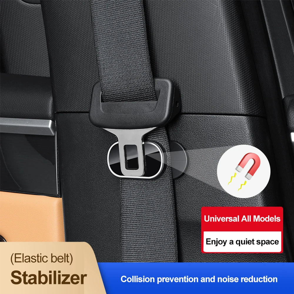 1/2/4 Pieces Car Seat Belt Fixing Clips Auto Seat Belt Holder Stabilizer Fastener Adjustable Clip Seat Belt Stopper Universal