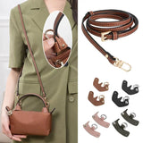 3Pcs Bag Transformation Accessories for Longchamp Mini Bag Straps Punch-free Genuine Leather Shoulder Strap Crossbody Conversion