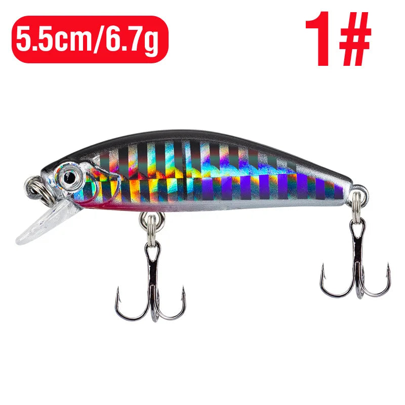 Fishing Tackle Bionic Submerged Crankbait Fishing Gear Fishing Lures Fishing Bait Fishhook 3d Eyes Artificial Hard Baits Fishing