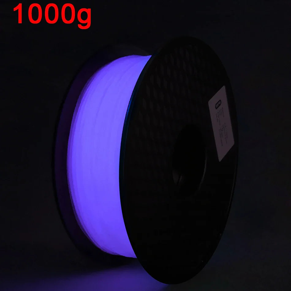 Glow In The Dark PLA Filament 3D Printer Sublimation Noctilucent Plastic Material For 3D Printing Noctilucous Rainbow Green Blue