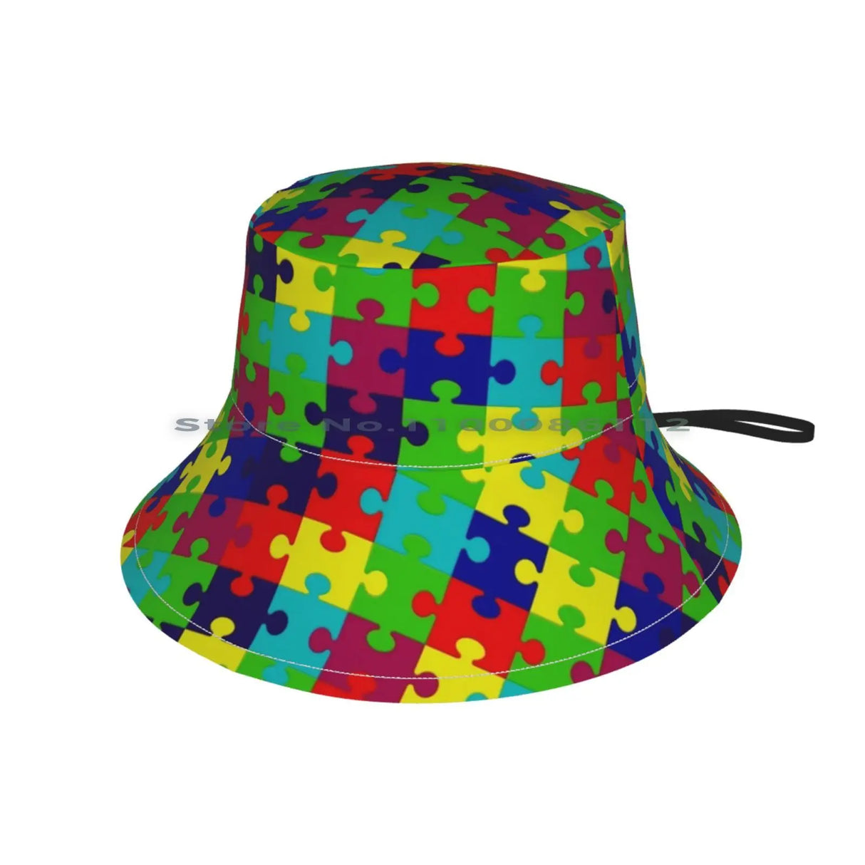 Autism Awareness Beanies Knit Hat Puzzled Game Brain Teaser Colorful Red Blue Yellow Green Fun Primary Children Teacher Parents