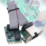 M.2 Network Card 10/100/1000Mbps Ethernet Network Card RTL8111E/F Chip M.2 A+E Ethernet Adapter for Desktop PC for Windows Linux