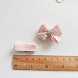 5pcs Set Cute Baby Girls Hairpins Bow Flower Korean Hairpin for Children Baby Hair Clips Mini Soft Kids Accessories In Girls