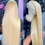 Wigirl 30 40 inch 613 Honey Blonde Straight 13x4 13X6 hd Lace Front Human Hair Wigs  Wear to Go 5x5 Lace Closure Wig Brazilian