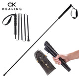 HEALING Ultra Light 115G Trekking Pole Carbon Folding Hiking Stick Collapsible Hiking Poles Trekking Stick Walking Poles Walk