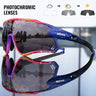 Scvcn Mens Photochromic Sunglasses Cycling Glasses Mountain Bike Goggles Women Baseball Eyewear Bicycle Glasses Outdoor Sports