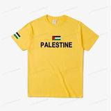 Women's Palestine Plus Size Cotton Name Palestine Map Men's T-Shirt Cotton T-Shirt Top Gaza T-Shirt Fashion T-Shirt Clothing