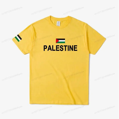 Women's Palestine Plus Size Cotton Name Palestine Map Men's T-Shirt Cotton T-Shirt Top Gaza T-Shirt Fashion T-Shirt Clothing