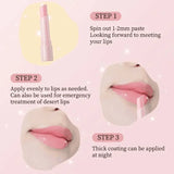 New Lip Balm Remove Dark Lightening Melanin Mask Gloss Oil Exfoliating Clean Moisturizing Care Products Makeup Lip Beauty Health